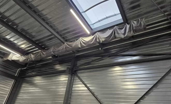 Installation de climatisation dans entrepôt à Oyonnax, Oyonnax, ELEC 3E