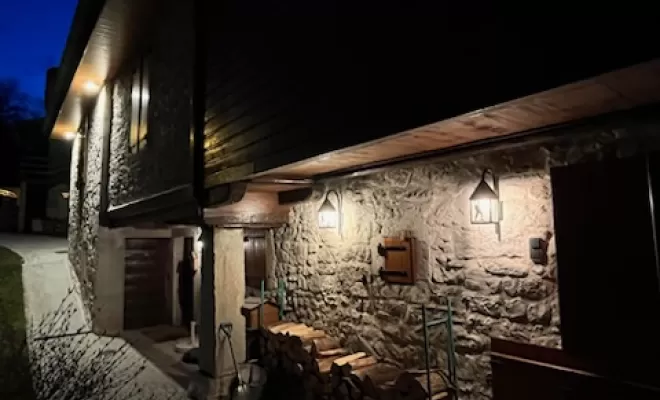 Eclairage extérieur à Belleydoux, Oyonnax, ELEC 3E